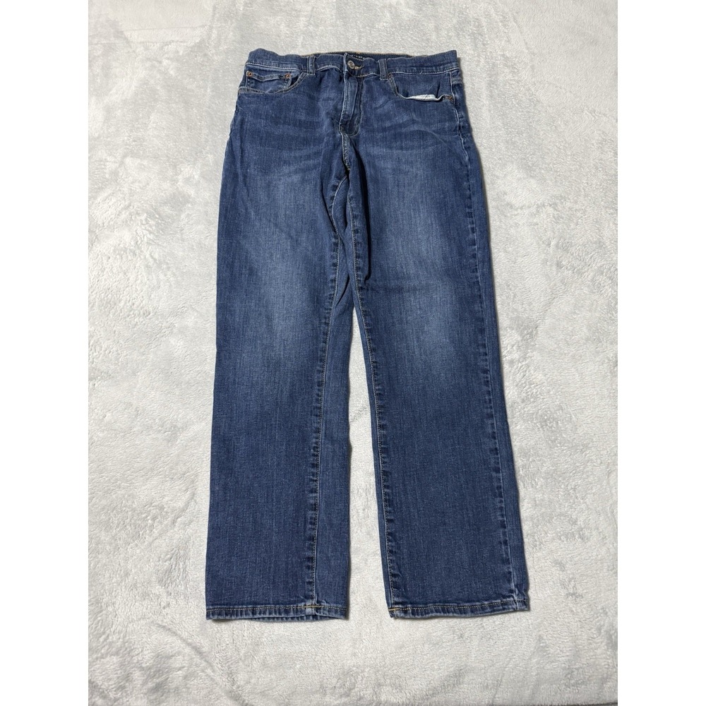 Lucky Brand Jeans Mens 30x28 Blue 410 Athletic Straight Medium Wash Denim